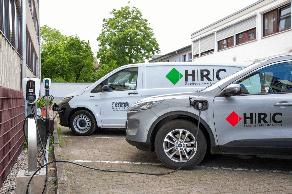 Elektrifizierte Fahrzeugflotte